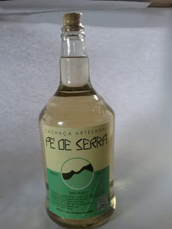 CACHAÇA ARTESANAL PÉ DE SERRA  900ML